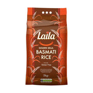 Laila Sella Basmati Rice from Adam Afro, your African supermarket in Milton Keynes