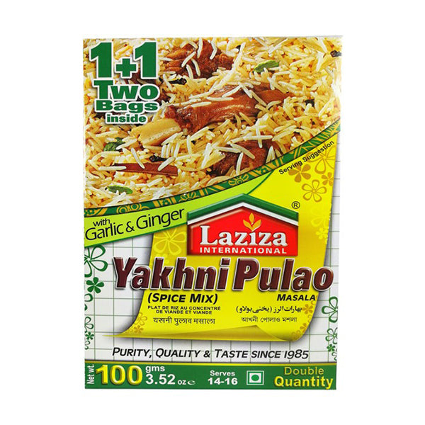 Laziza Yakhni Pulao Masala from Adam Afro, your African supermarket in Milton Keynes