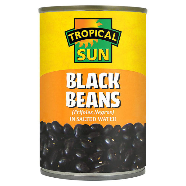 Tropical Sun Black Beans (Canned) from Adam Afro, your African supermarket in Milton Keynes