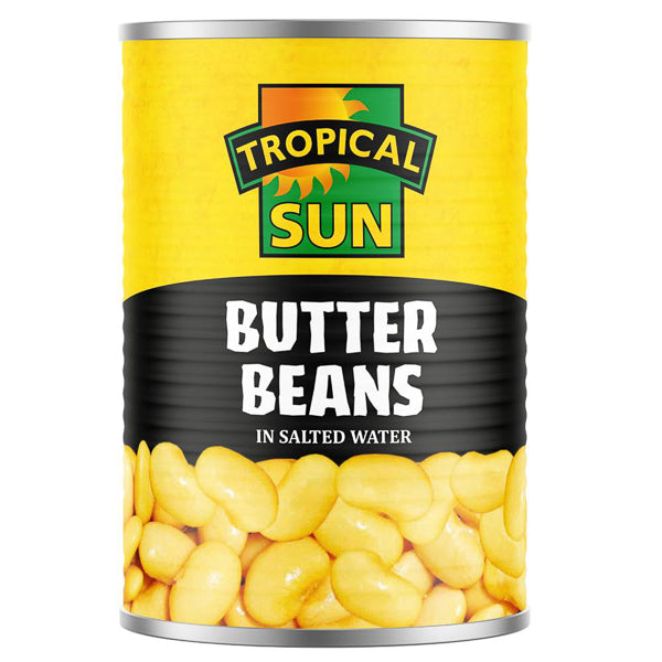 Tropical Sun Butter Beans (Canned) from Adam Afro, your African supermarket in Milton Keynes