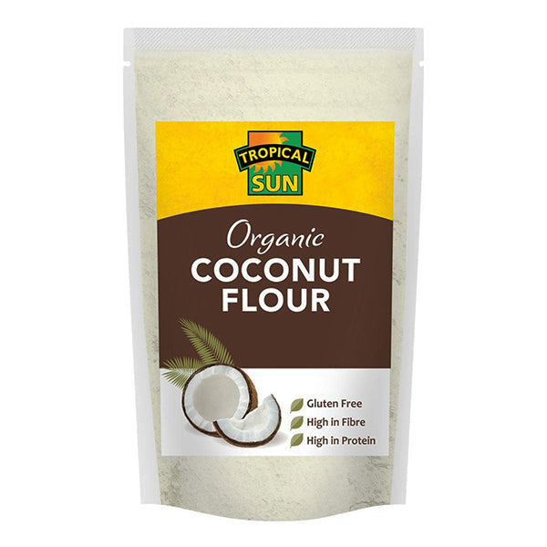 Tropical Sun Organic Coconut Flour from Adam Afro, your African supermarket in Milton Keynes