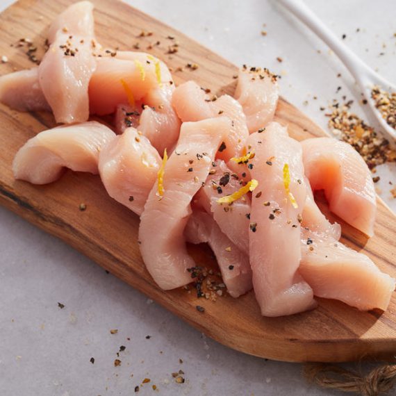 Chicken Leg and Thigh Strips