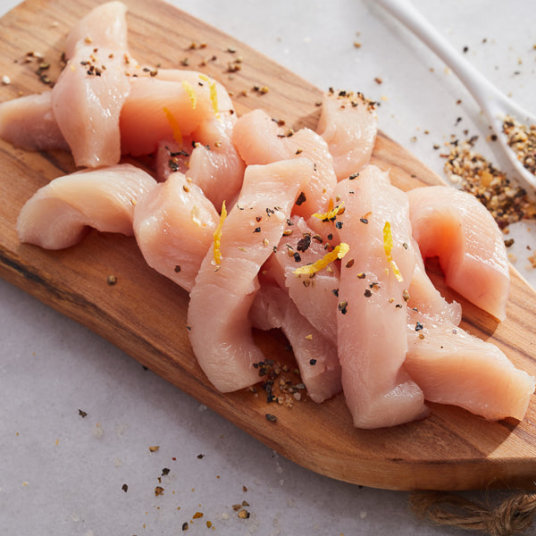 Chicken Leg and Thigh Strips from Everfresh, your African supermarket in Milton Keynes