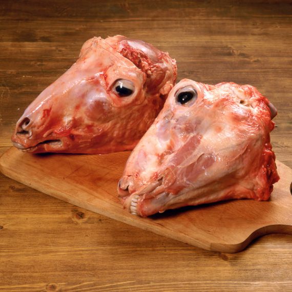 Lamb Smoked Head