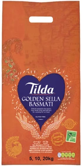 Tilda Golden Sella Basmati Rice - Adam Afro