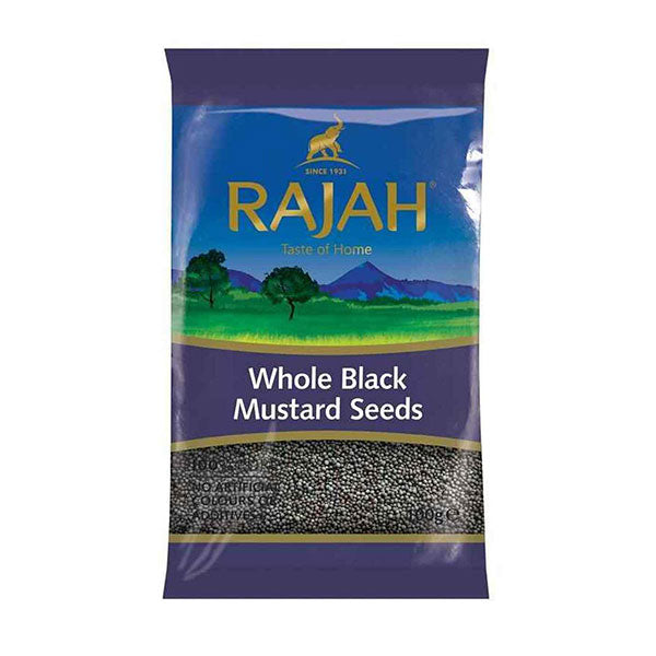 Rajah Whole Black Mustard Seeds from Everfresh, your African supermarket in Milton Keynes