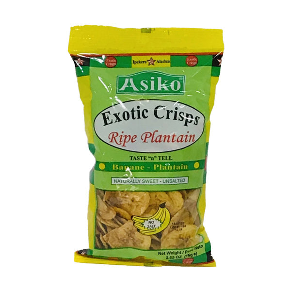 Asiko Plantain Crisps Sweet from Adam Afro, your African supermarket in Milton Keynes