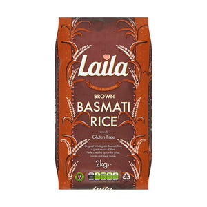 Laila Brown Basmati Rice from Adam Afro, your African supermarket in Milton Keynes