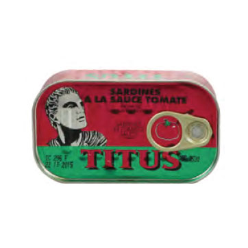 Titus Sardines Tomato from Adam Afro, your African supermarket in Milton Keynes