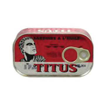 Titus Sardines Veg Oil from Adam Afro, your African supermarket in Milton Keynes
