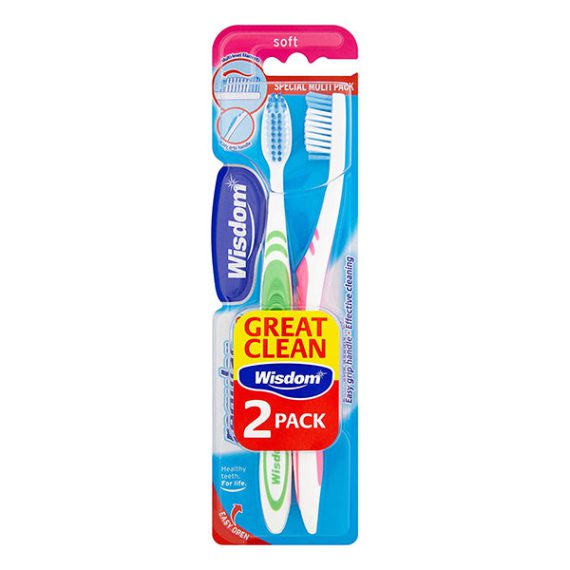 Wisdom Toothbrush Orange/Blue
