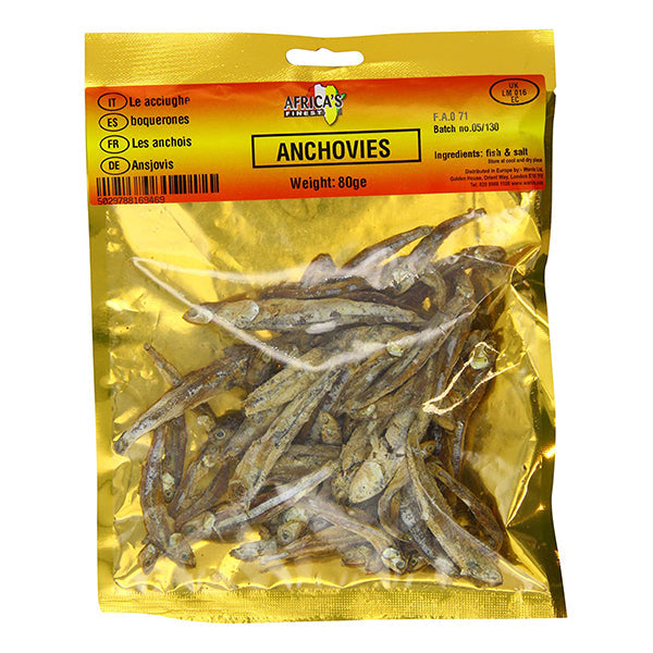 Dried Anchovies from Adam Afro, your African supermarket in Milton Keynes