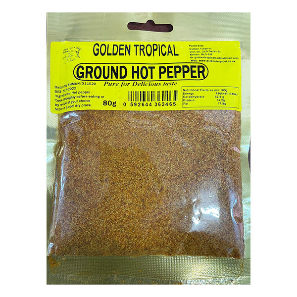 Ground Hot Pepper from Adam Afro, your African supermarket in Milton Keynes