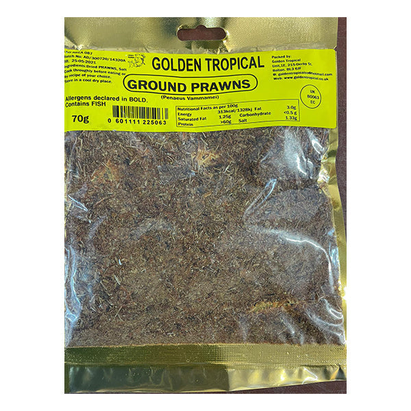 Ground Smoked Prawns from Adam Afro, your African supermarket in Milton Keynes