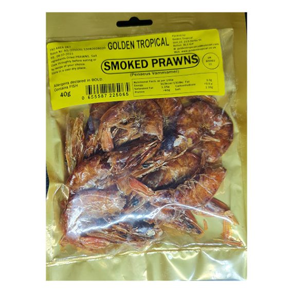 Whole Smoked Prawns